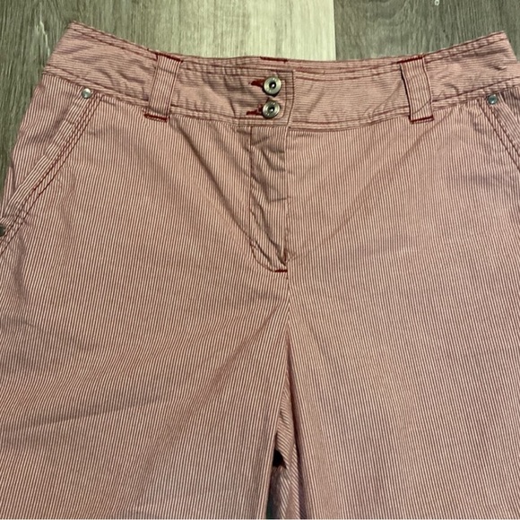 Tribal Red and White Striped Pants - Picture 3 of 6